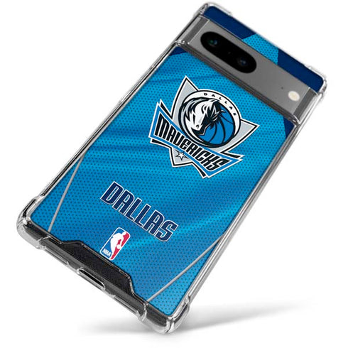 NBA Dallas Mavericks Jersey Google Pixel 7a Clear Case